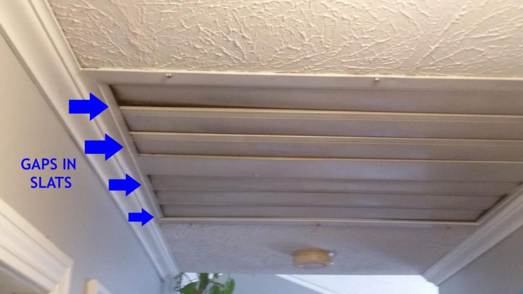 Gaps in Slats - House Fan